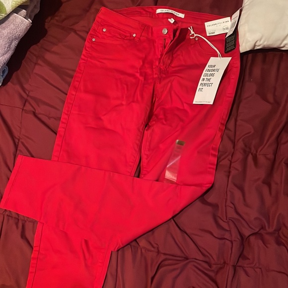Brand New!! Women’s Red pants - Picture 2 of 5